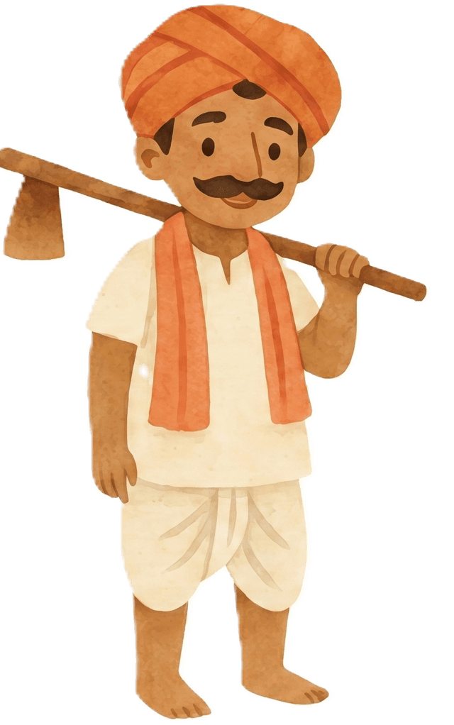 Farmer mascot